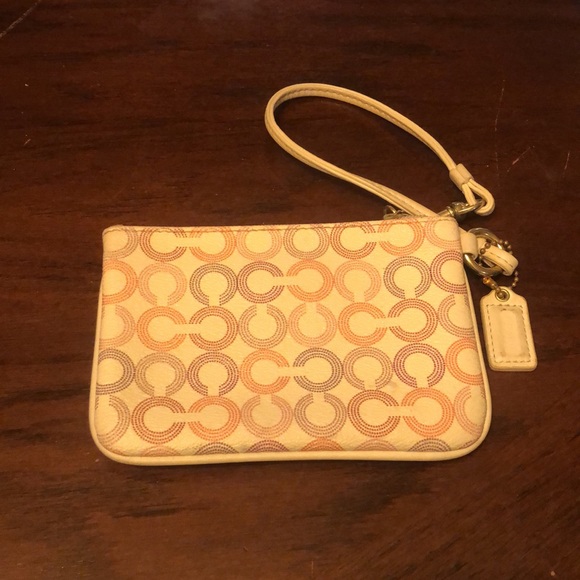 Coach Signature Waverly Op Art Multi C Wristlet - Picture 2 of 5